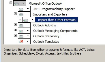 Reference to Schedule+ import